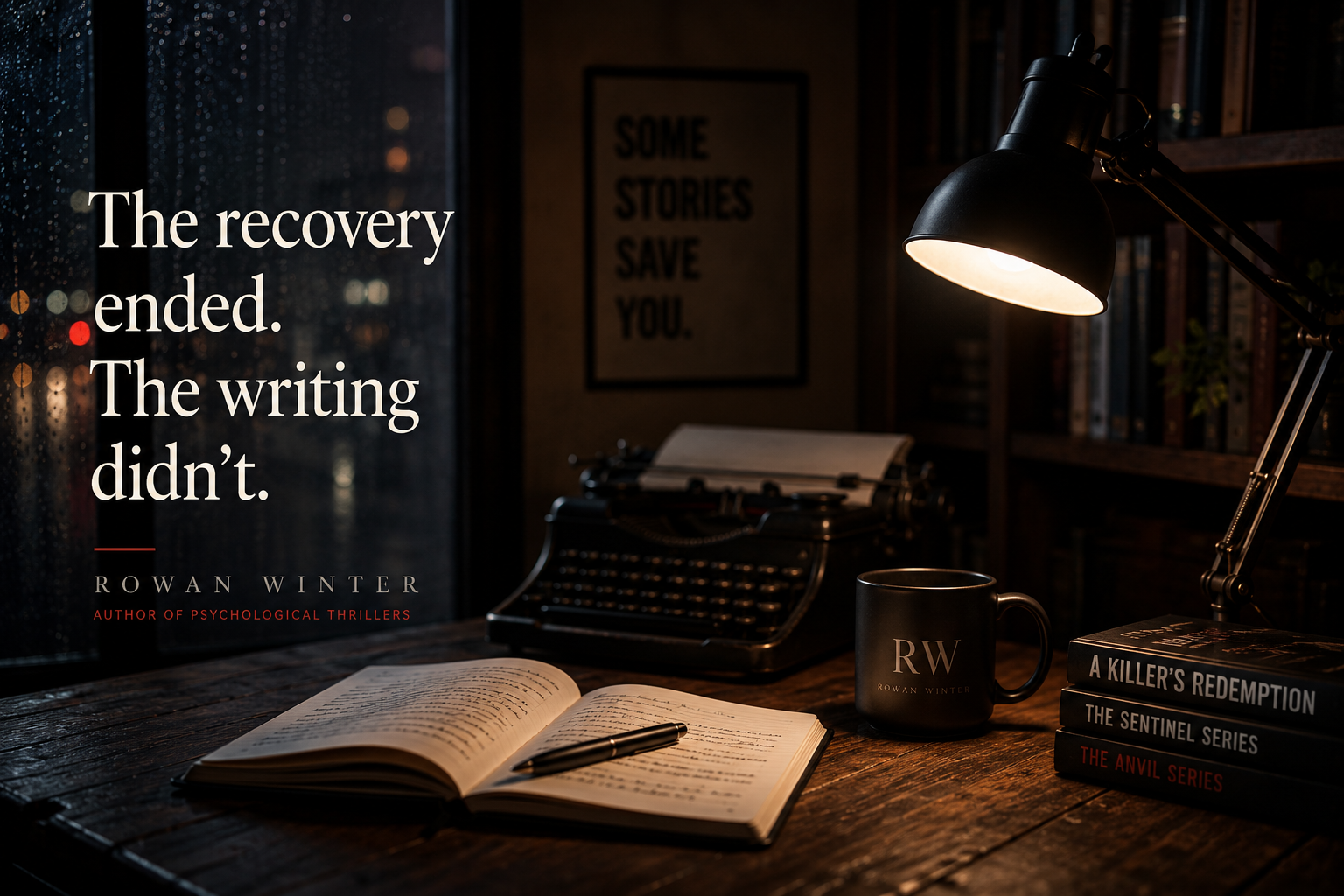 The recovery period — the long quiet hours that became the beginning of writing